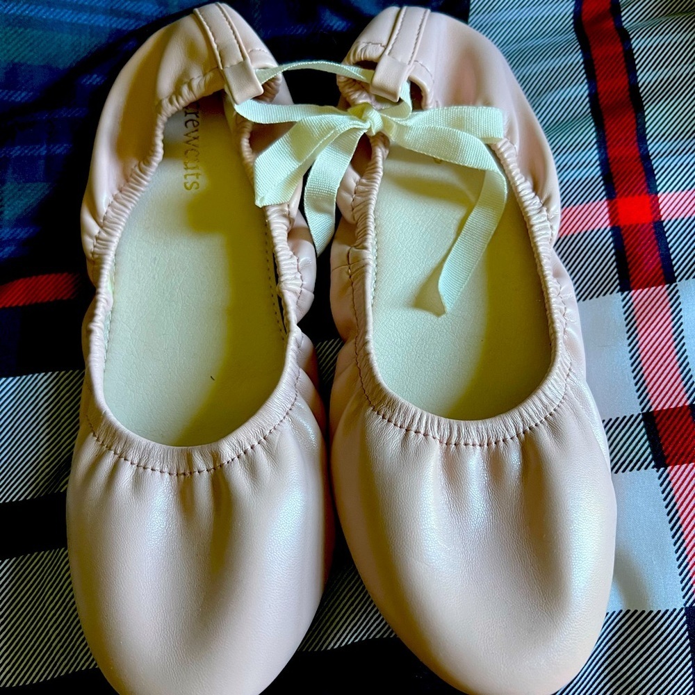 J. Crew Crewcuts Girl Pink Ballet Flats NWT